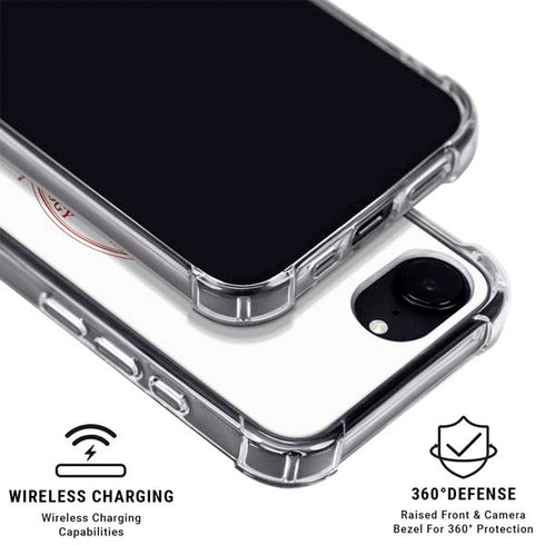 Massachusetts Institute of Technology MIT White Logo iPhone 16e Clear Case